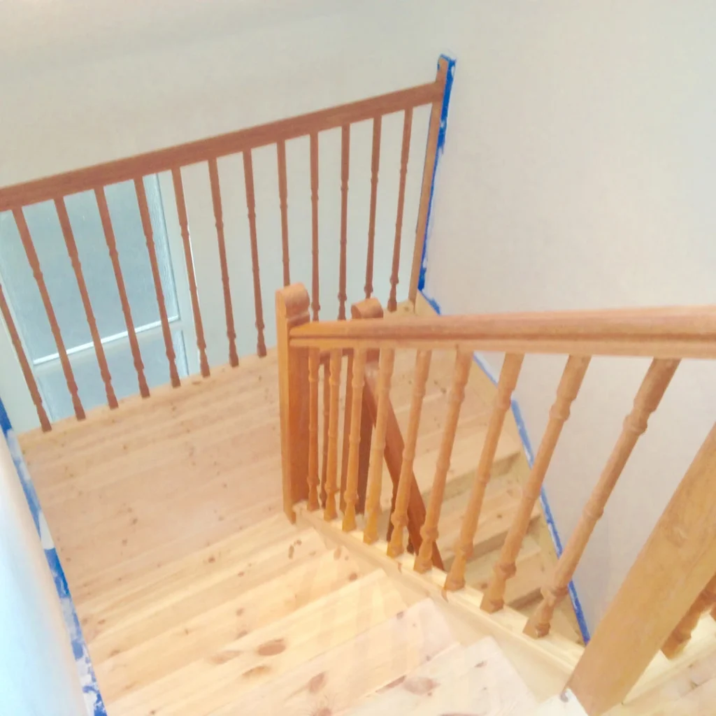 Attic stairs construction Attic stairs construction