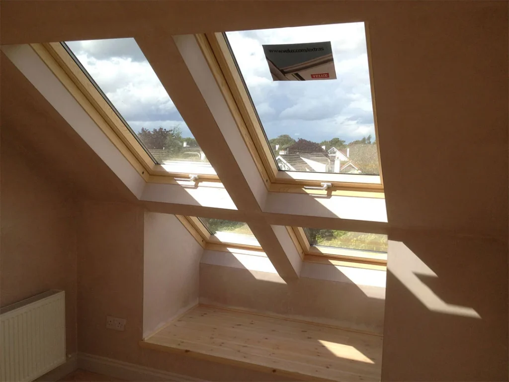 Beautiful Velux windows and window seat Beautiful Velux windows and window seat