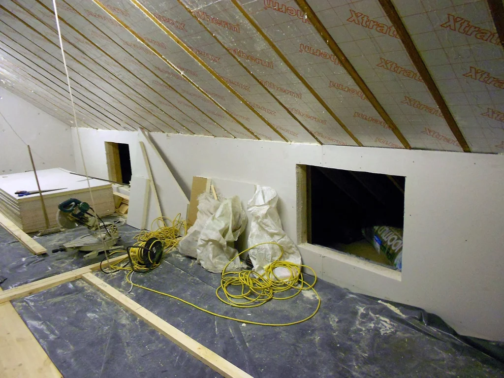 Attic insulation in Dublin Attic insulation in Dublin